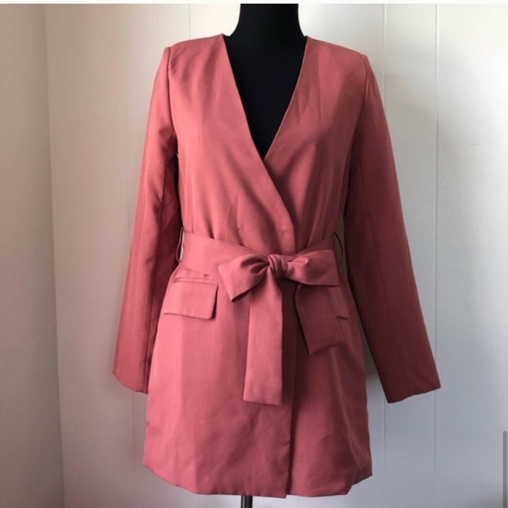 NWT NastyGal wrapped up in your blazer dress 6